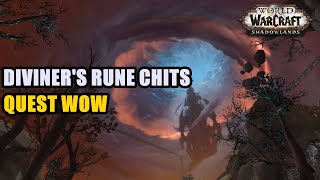 Diviners Rune Chits Quest WoW [upl. by Lirva52]