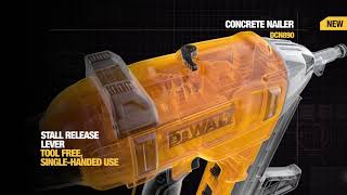 DEWALT® 18V CORDLESS XR CONCRETE NAILER DCN890 [upl. by Nimrahc]