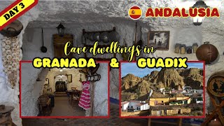 Andalusia Part 3  Cave dwellings in Granada and Guadix Spain [upl. by Ahsit]