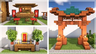 Minecraft 20 Japanese Village Build Ideas and Hacks [upl. by Aliza]