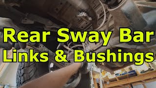 Jeep Rear Sway Bar Links amp Bushings  Metallic Sound on Bumps  Remove amp Replace  MOOG Upgrade [upl. by Deanna]