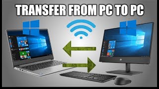 How to Transfer From PC to PC  Wireless  PhotosVideoMusicFiles [upl. by Akinej302]