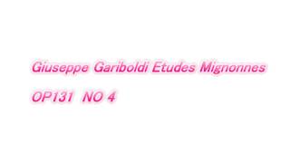 Giuseppe Gariboldi Etudes Mignonnes OP131 NO 4 [upl. by Yob]