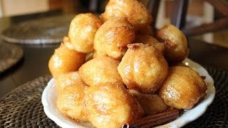 loukoumades Greek Honey Donuts [upl. by Heti]