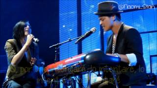 Bruno Mars  It Will Rain ft Skylar Grey Live Lyrics  Subtitulos en español [upl. by Yordan]