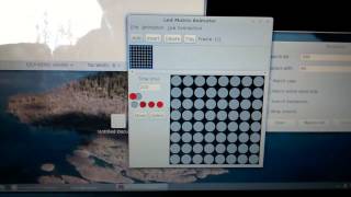 Arduino 8x8 Matrix simple animation software [upl. by Aninad]