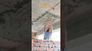 roof plastering technique shorts youtubeshorts construction [upl. by Telrats]