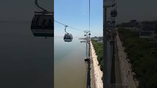 🇵🇹 Telecabine Ride Parque das Nações Lisbon shorts [upl. by Zipnick]