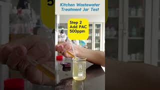 Kitchen Wastewater Treatment by Flocculants and Coagulants Kitchen Effluent Treatment [upl. by Pero136]