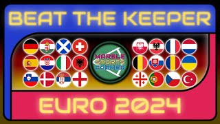 Euro 2024  Beat The Keeper  Marble Race [upl. by Proudlove]