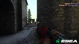 ESEA Open Player Spotlight 500 Dollars Riality vs Homicide on decbble ACE GUN ROUND [upl. by Airtened]