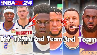 Which ALL NBA Team Can Win A NBA Championship In NBA2K24 MyEra [upl. by Ahkeber]