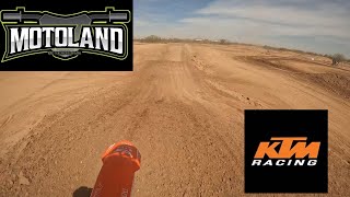 Riding The New Vet Track  Motoland MX Park [upl. by Omsoc]