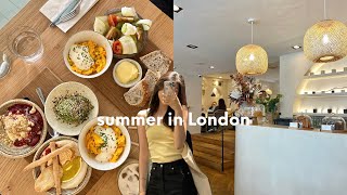 London summer vlog  cafe hopping🍞 catch up dates flying to Korea✈️ [upl. by Ricker]