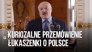 Kuriozalne przemówienie Łukaszenki o Polsce z okazji Wielkanocy Mówił o soli i kaszy [upl. by Nnaillij]