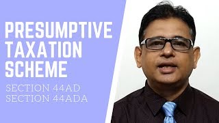 Income Tax India  Presumptive Taxation Scheme  Income under Section 44AD and us 44ADA  Taxpundit [upl. by Michey]