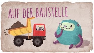 Auf der Baustelle  für Kinder mit Flunkeblunk  Bagger fahren  Baumeister Flunk [upl. by Bertram647]