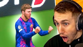 BARCELONA TIKI TAKA RETURNS Yung Moneymint FIFA 22 Player Career Mode 22 [upl. by Nedloh]