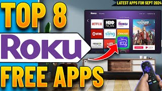 Top 8 FREE Roku Apps in 2024  Every Roku Owner Should Have These [upl. by Gardol102]