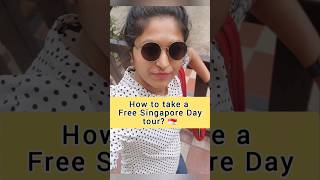 How to avail Free Singapore Day Tour 🇸🇬 changiairport singapore singaporechangiairport [upl. by Anita]