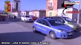 FOGGIA OMICIDIO TIZZANO NEL BAR H24 DI VIA SAN SEVERO [upl. by Damalis]