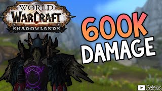 600k DMG  Gebrechen Hexenmeister  WoW PvP Shadowlands 901 • Deutsch [upl. by Valenka780]