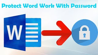 Save MS word work with password [upl. by Nomsed]