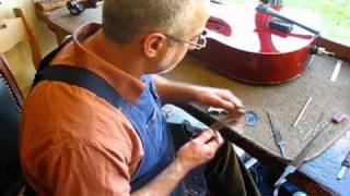 Watch Luthier Andy Fein Cutting amp Fitting a Cello Bridge [upl. by Broek164]