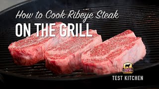 How to Cook Ribeye Steak on the Grill [upl. by Adalie415]