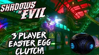 WE DID THE SHADOWS OF EVIL EASTER EGG WITH 3 PEOPLE BO3 SOE Easter Egg Clutch Stream Highlight [upl. by Bury546]