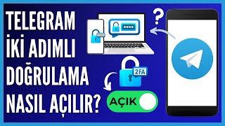 Telegram İki Adımlı Doğrulama Nasıl Açılır [upl. by Dahaf]