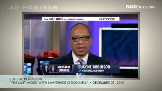 Ad Hominem MSNBC Commentators vs Wayne LaPierre [upl. by Saks]