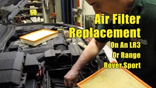 Land Rover LR3 Air Filter Replacement [upl. by Sucramrej]