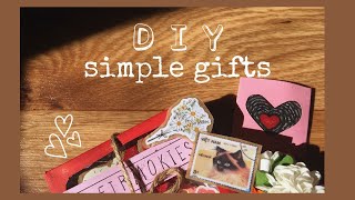 EASY paper gifts tutorial personalized playlist custom stickers flowers [upl. by Kcirderf]