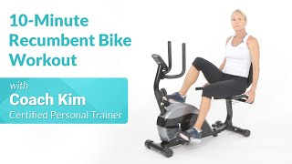 Quick 10Minute Recumbent Bike Workout [upl. by Suiravat]