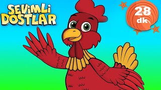 🐔❤️ Küçük Kırmızı Tavuk ❤️🐔  Sevimli Dostlar Bebek ve Çocuk Şarkıları  Adisebaba TV Nursery Rhymes [upl. by Natsirc]