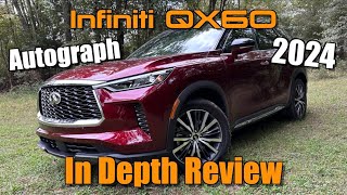 2024 Infiniti QX60 Autograph AWD Start Up Test Drive amp In Depth Review [upl. by Airdnal]