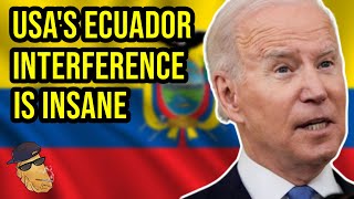 EXPLOSIVE REPORT USA Controls Ecuadors Judiciary Politicians [upl. by Ianej232]