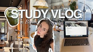 PRODUCTIVE SUNDAY VLOG👩🏽‍💻☕️  Bachelorarbeit schreiben yoga healthy eating [upl. by Leacim]