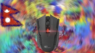 Fantech W4 wireless gaming mouse in Nepal Affordable wireless gaming mouse fantech FTM W529 [upl. by Sheeb]