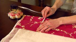 How to Make Thermally Lined Curtains  Part 3 of 5  National Trust [upl. by Eada]