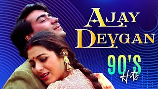 Ajay Devgan 90s Hits  Video Jukebox  90s Bollywood Romantic Songs  Hindi Hit Songs [upl. by Devora]