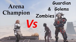 Arena Champion VS Zombies amp Golems  Conan Exiles Age of War [upl. by Airlee336]