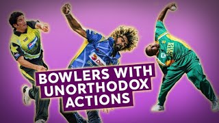 Dont try this at home  Unusual bowling actions  Bowlers Month [upl. by Nilrem]