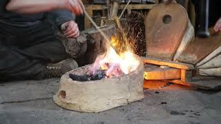 Casting a Bronze Age winged axe [upl. by Neelyak]