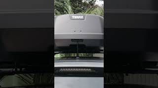 THULE ROOF BOX  THULE FORCE XT  MITSUBISHI ASX  RVR  OUTLANDER SPORT [upl. by Ocirred448]