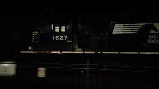 NS 13R with NS 1627 high hood SD402 trailing in Charlottesville Virginia [upl. by Ailaham]