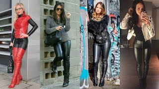 New 2024 Trending ideas of Gorgeous Leather lagging leatherfashion fashionable gorgeous [upl. by Egduj]