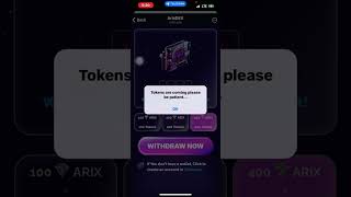 ARIDEX WITHDRAWAL HAS BEEN COMFIRM🔥🔥 FOLLOW THIS STEP TO WITHDRAW YOUR TOKEN arix arixworld 🔥 [upl. by Ardnasela]