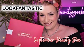 ✨SPOILER✨ EARLY UNBOXING OF LOOKFANTASTIC SEPTEMBER 2024 BEAUTY SUBSCRIPTION BOX [upl. by Jackquelin]